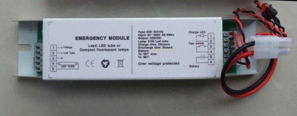 Modulo per Luci di Emergenza max 30w in caso di Blackout